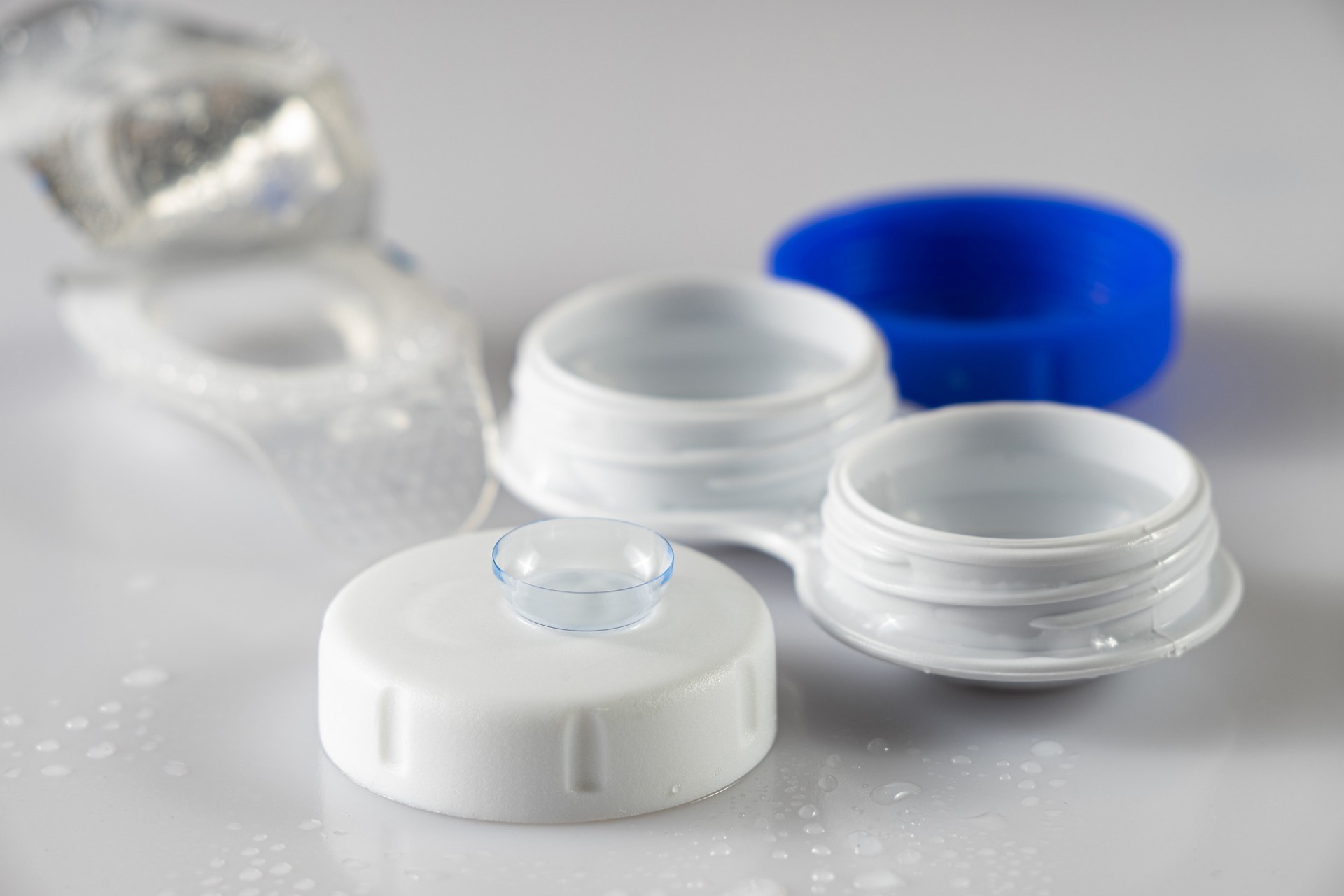 Contact lens and case